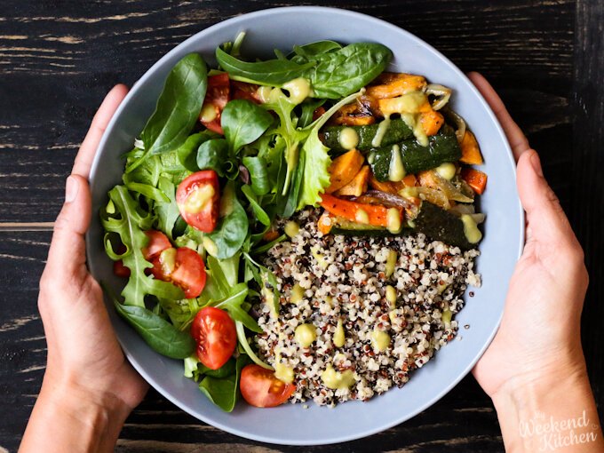 High-Protein Paneer Quinoa Buddha Bowl